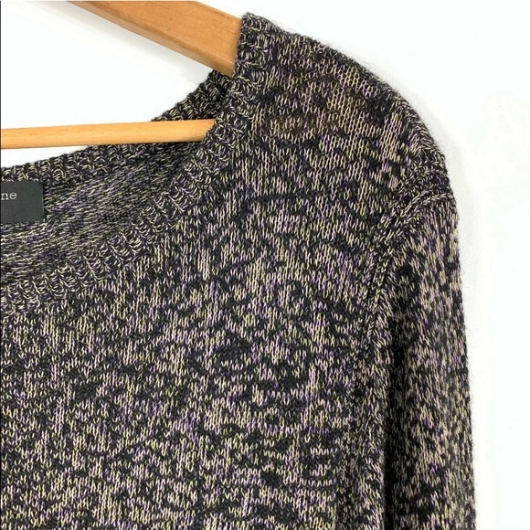 Rag & Bone Angora Blend Multicolored Boatneck Scoop Neck Knit Sweater - Picture 5 of 11